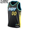 NBA Indiana Pacers Trikot Personalisierung Nike 2023-24 City Edition Schwarz Swingman - Kinder